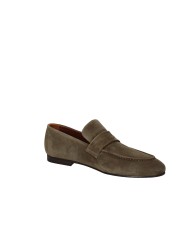 Rossano Bisconti 742-02 Mocassino in camoscio Taupe