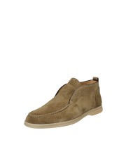 Rossano Bisconti 358-08 Mocassino in camoscio Taupe