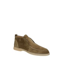 Rossano Bisconti 358-08 Mocassino in camoscio Taupe