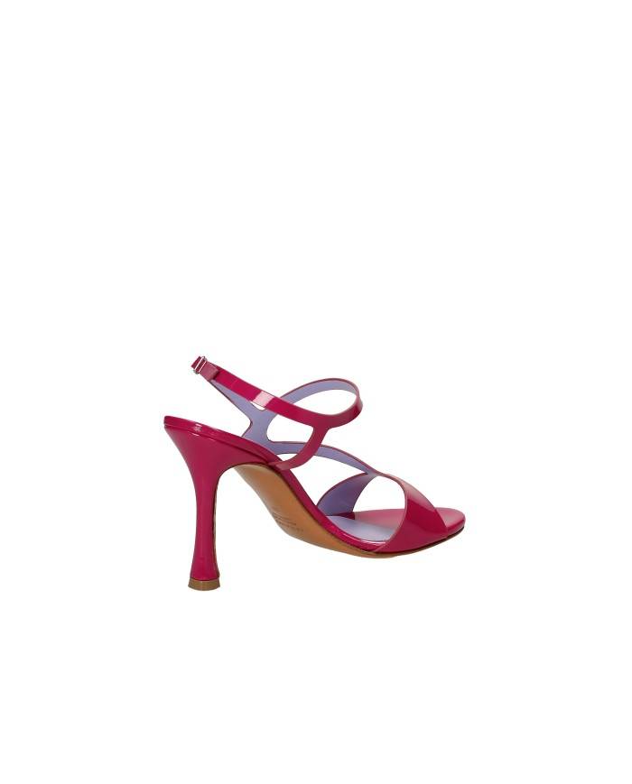 Albano 5061 Sandalo con tacco in vernice Fucsia Albano 5061 Sandalo con tacco in vernice Fucsia