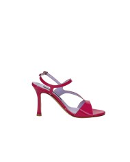 Albano 5061 Sandalo con tacco in vernice Fucsia