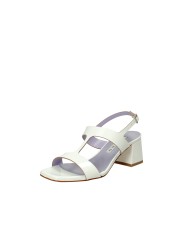 Albano 5074 Sandalo in vernice contacco Bianco