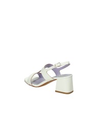 Albano 5074 Sandalo in vernice contacco Bianco