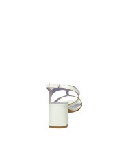 Albano 5074 Sandalo in vernice contacco Bianco