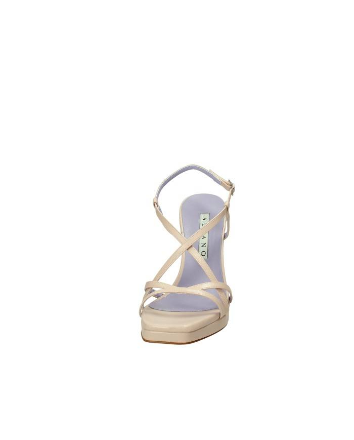 Albano 5215 Sandalo in pelle con tacco e plateau Nude Albano 5215 Sandalo in pelle con tacco e plateau Nude