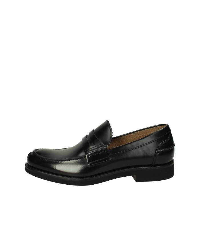 Rossi 5940.G Mocassino college in pelle spazzolata Nero Rossi 5940.G Mocassino college in pelle spazzolata Nero