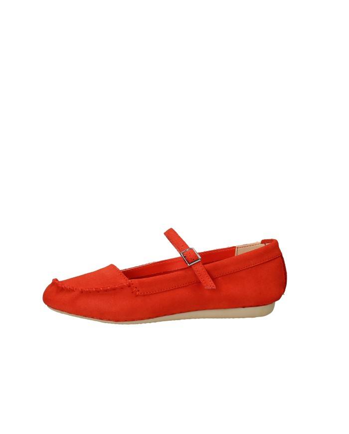 Clarks Freckle bar Ballerina in camoscio Rosso Clarks Freckle bar Ballerina in camoscio Rosso