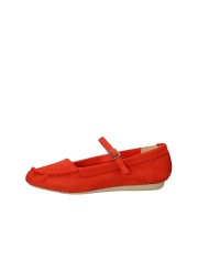Clarks Freckle bar Ballerina in camoscio Rosso