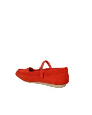 Clarks Freckle bar Ballerina in camoscio Rosso
