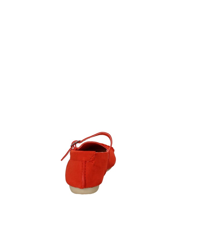 Clarks Freckle bar Ballerina in camoscio Rosso Clarks Freckle bar Ballerina in camoscio Rosso
