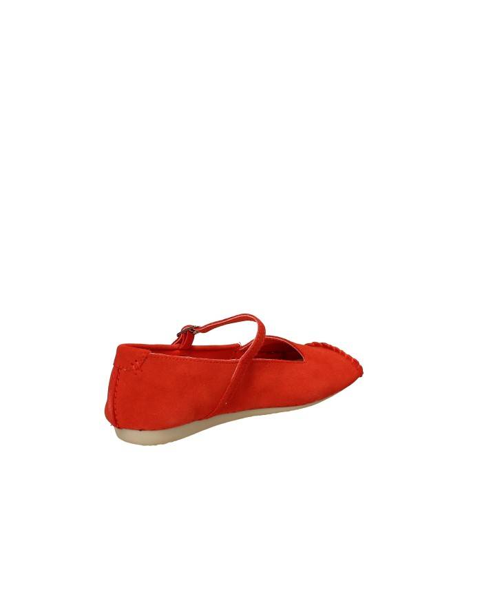 Clarks Freckle bar Ballerina in camoscio Rosso Clarks Freckle bar Ballerina in camoscio Rosso