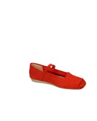Clarks Freckle bar Ballerina in camoscio Rosso