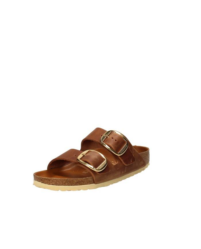 Birkenstock Arizona big.1011073 Sandalo in nabuk ingrassato Tan Birkenstock Arizona big.1011073 Sandalo in nabuk ingrassato Tan