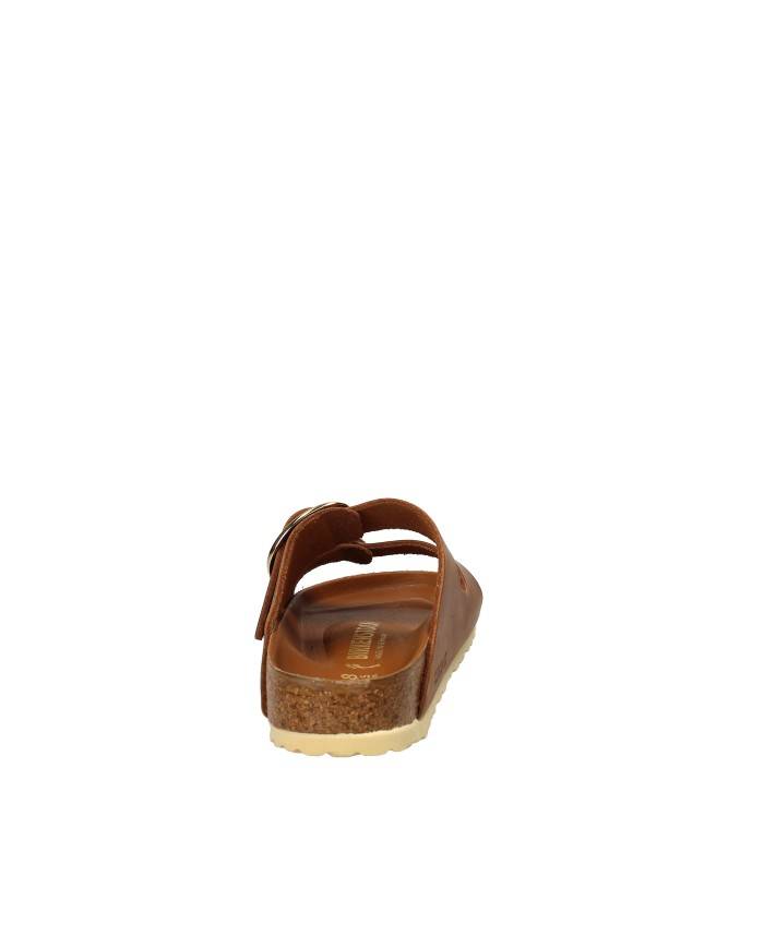 Birkenstock Arizona big.1011073 Sandalo in nabuk ingrassato Tan Birkenstock Arizona big.1011073 Sandalo in nabuk ingrassato Tan