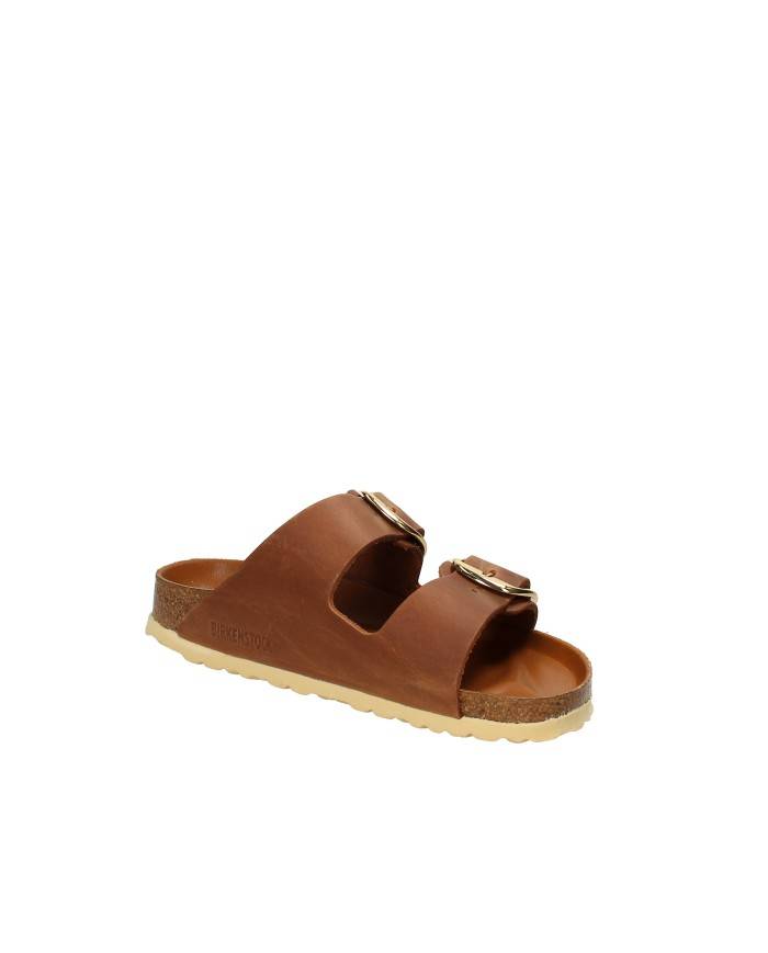 Birkenstock Arizona big.1011073 Sandalo in nabuk ingrassato Tan Birkenstock Arizona big.1011073 Sandalo in nabuk ingrassato Tan