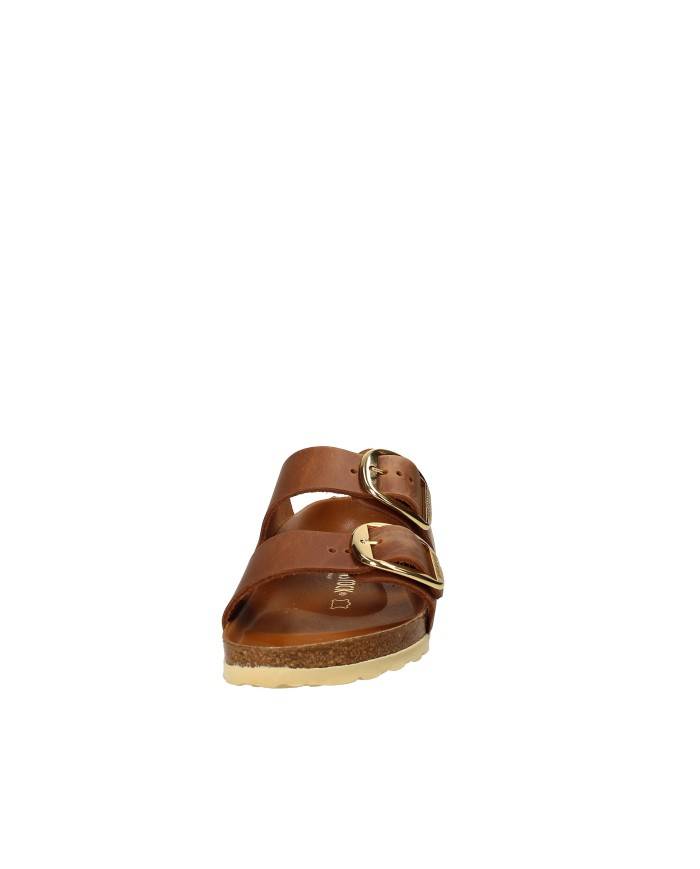 Birkenstock Arizona big.1011073 Sandalo in nabuk ingrassato Tan Birkenstock Arizona big.1011073 Sandalo in nabuk ingrassato Tan