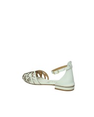 Aquaclara Itaca Sandalo in pelle con tallone Bianco