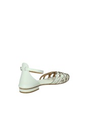 Aquaclara Itaca Sandalo in pelle con tallone Bianco