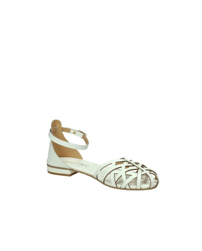 Aquaclara Itaca Sandalo in pelle con tallone Bianco Aquaclara Itaca Sandalo in pelle con tallone Bianco