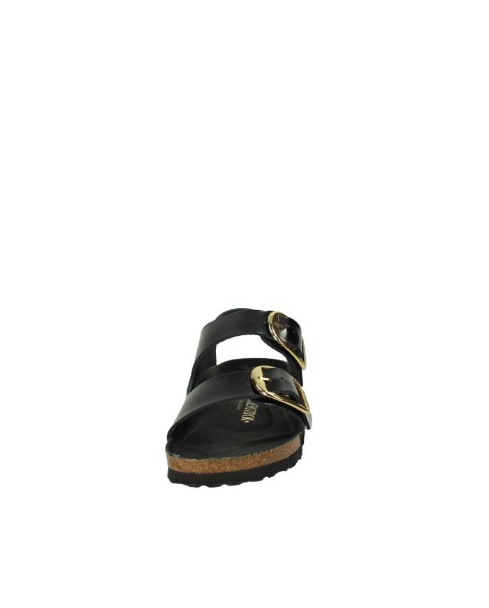 Birkenstock Milano Big.1024211 Sandalo 3 fibbie in pelle spazzolata effetto vernice Nero Birkenstock Milano Big.1024211 Sandalo 3 fibbie in pelle spazzolata effetto vernice Nero