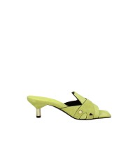 DonnaRì DR26G Sandalo scalzato in pelle e camoscio Giallo Soft