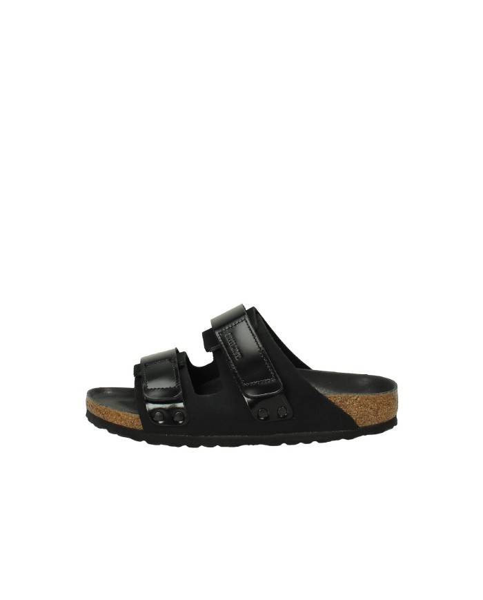 Birkenstock Uji.1026570 Sandalo in pelle e nabuk Nero Birkenstock Uji.1026570 Sandalo in pelle e nabuk Nero