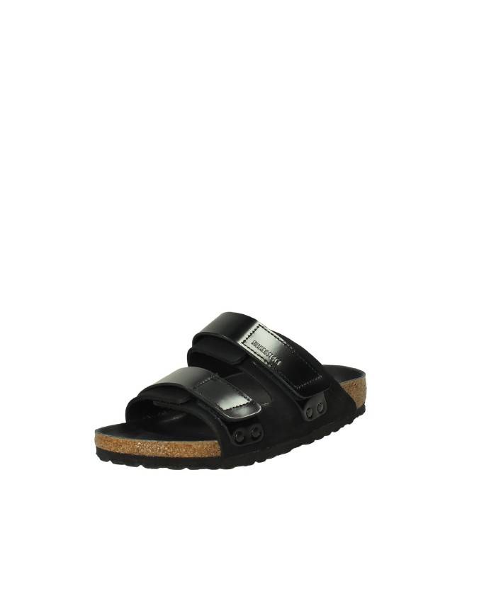 Birkenstock Uji.1026570 Sandalo in pelle e nabuk Nero Birkenstock Uji.1026570 Sandalo in pelle e nabuk Nero