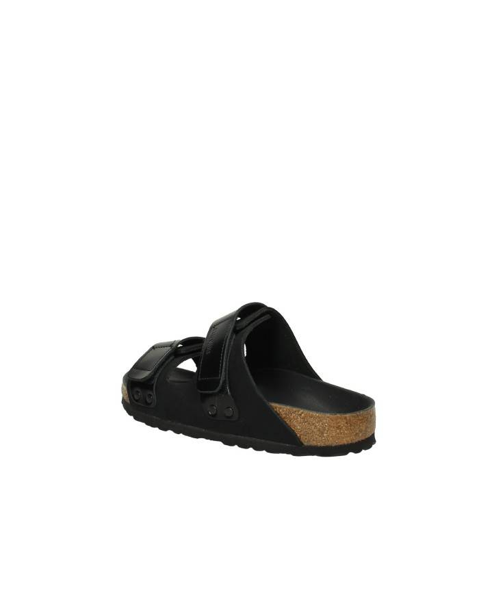 Birkenstock Uji.1026570 Sandalo in pelle e nabuk Nero Birkenstock Uji.1026570 Sandalo in pelle e nabuk Nero
