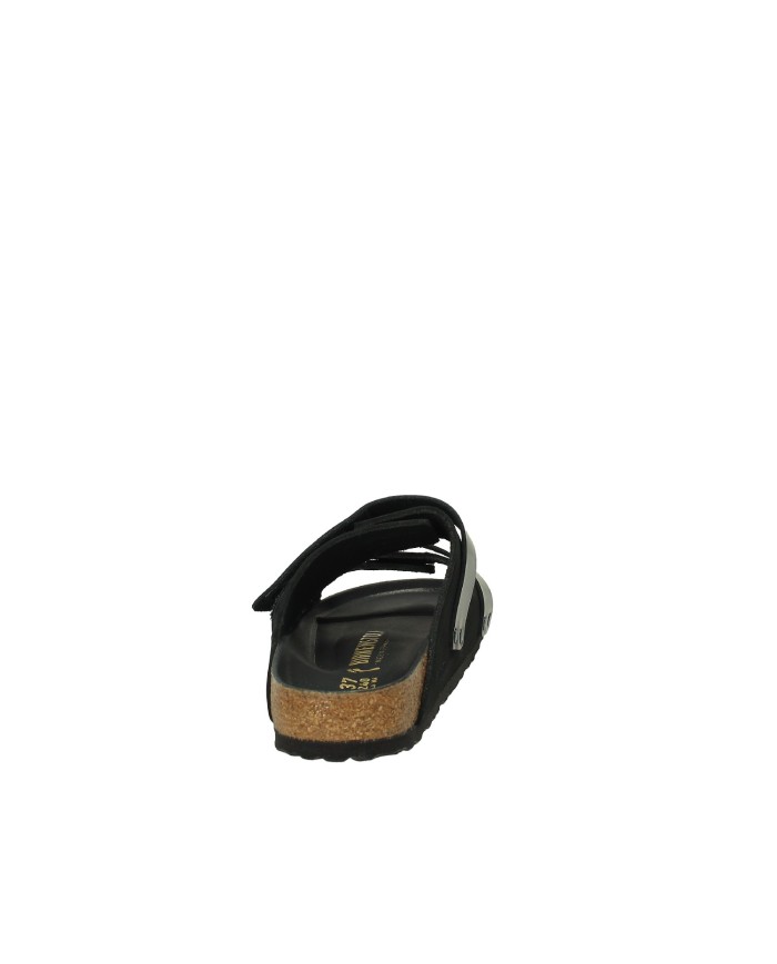 Birkenstock Uji.1026570 Sandalo in pelle e nabuk Nero Birkenstock Uji.1026570 Sandalo in pelle e nabuk Nero