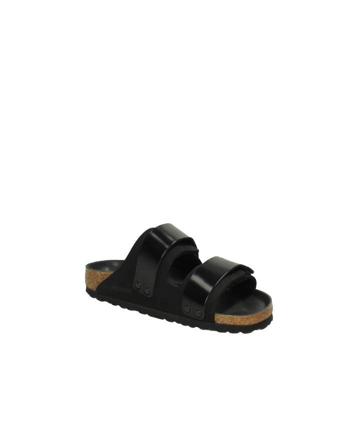 Birkenstock Uji.1026570 Sandalo in pelle e nabuk Nero Birkenstock Uji.1026570 Sandalo in pelle e nabuk Nero