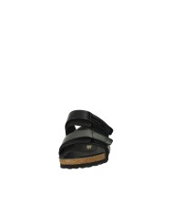 Birkenstock Uji.1026570 Sandalo in pelle e nabuk Nero