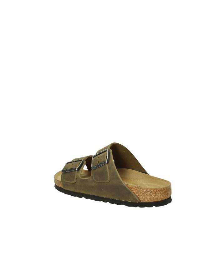 Birkenstock Arizona.1019377 Sandalo classico in nabuk oliato Khaki Birkenstock Arizona.1019377 Sandalo classico in nabuk oliato Khaki
