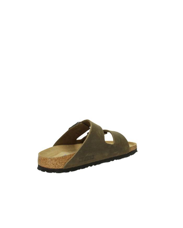 Birkenstock Arizona.1019377 Sandalo classico in nabuk oliato Khaki Birkenstock Arizona.1019377 Sandalo classico in nabuk oliato Khaki