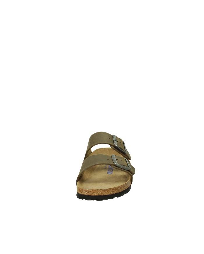 Birkenstock Arizona.1019377 Sandalo classico in nabuk oliato Khaki Birkenstock Arizona.1019377 Sandalo classico in nabuk oliato Khaki