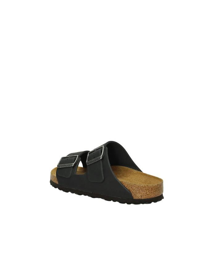 Birkenstock Arizona.752483 Sandalo classico in nabuk ingrassato Nero