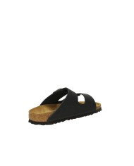 Birkenstock Arizona.752483 Sandalo classico in nabuk ingrassato Nero