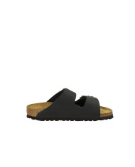 Birkenstock Arizona.752483 Sandalo classico in nabuk ingrassato Nero