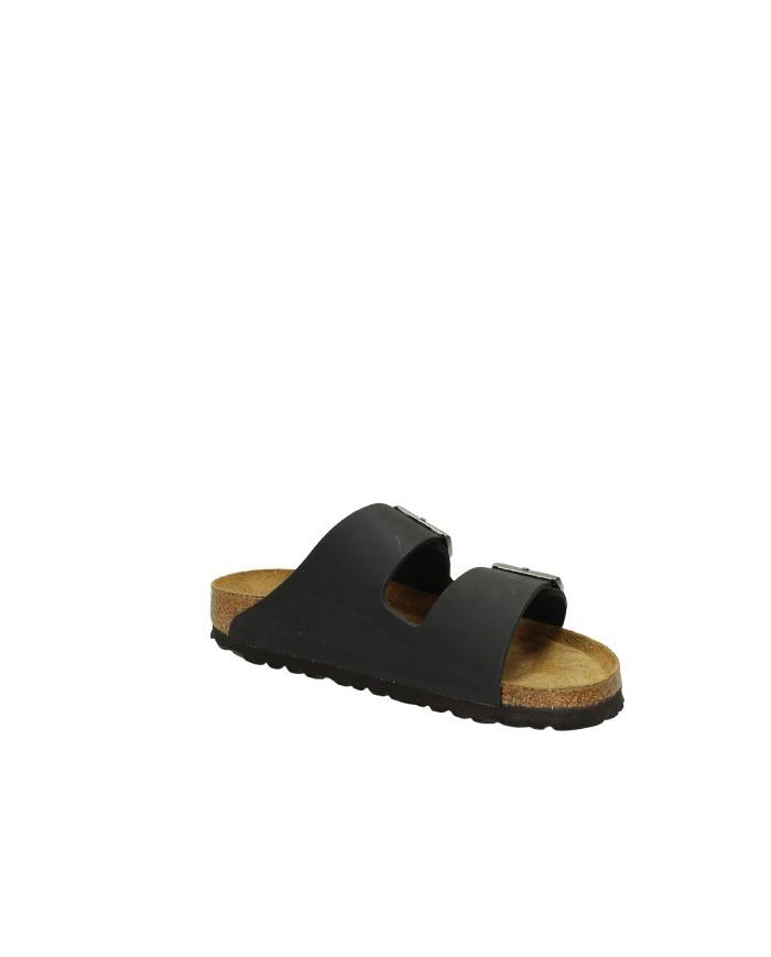 Birkenstock Arizona.752483 Sandalo classico in nabuk ingrassato Nero