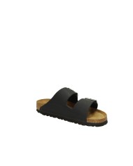 Birkenstock Arizona.752483 Sandalo classico in nabuk ingrassato Nero