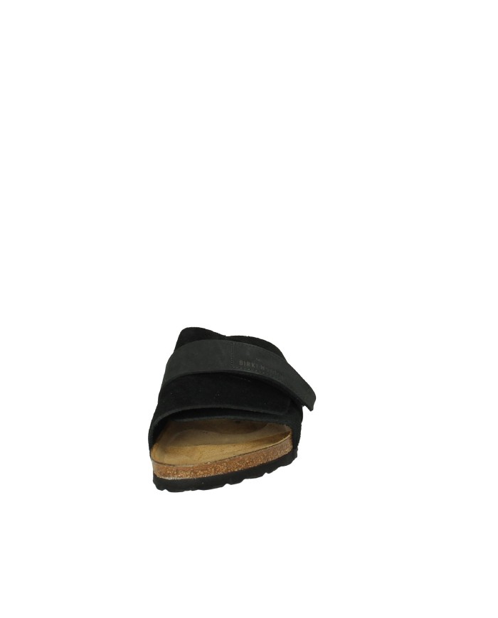 Birkenstock Kyoto.1022566 Sandalo in nabuk e camoscio chiusura a strappo Nero Birkenstock Kyoto.1022566 Sandalo in nabuk e camoscio chiusura a strappo Nero