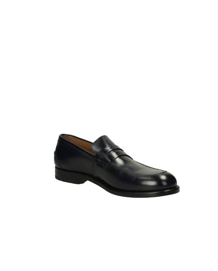 Rossi 7635 Mocassino college in pelle spazzolata Blu Rossi 7635 Mocassino college in pelle spazzolata Blu