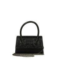 Albano Borse A1003 Borsa a mano con applicazioni all over Canna di fucile