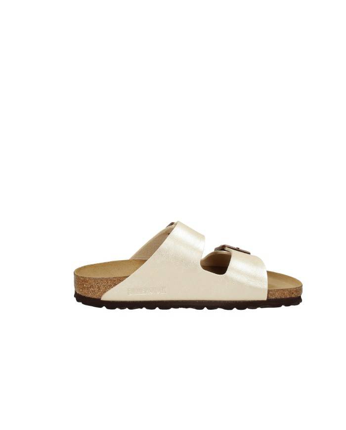Birkenstock Arizona.1009921 Sandalo due cinturini in Birko-Flor® Beige Birkenstock Arizona.1009921 Sandalo due cinturini in Birko-Flor® Beige