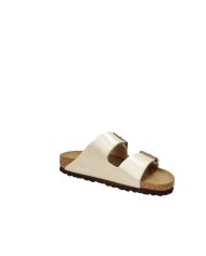 Birkenstock Arizona.1009921 Sandalo due cinturini in Birko-Flor® Beige