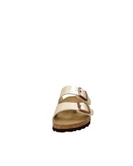 Birkenstock Arizona.1009921 Sandalo due cinturini in Birko-Flor® Beige