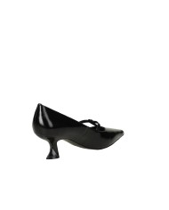 Jeannot 531.A Decolléteé in vernicetta con cinturino Nero