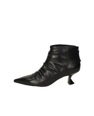 Jeannot 533.A Tronchetto in nappa plissettato Nero