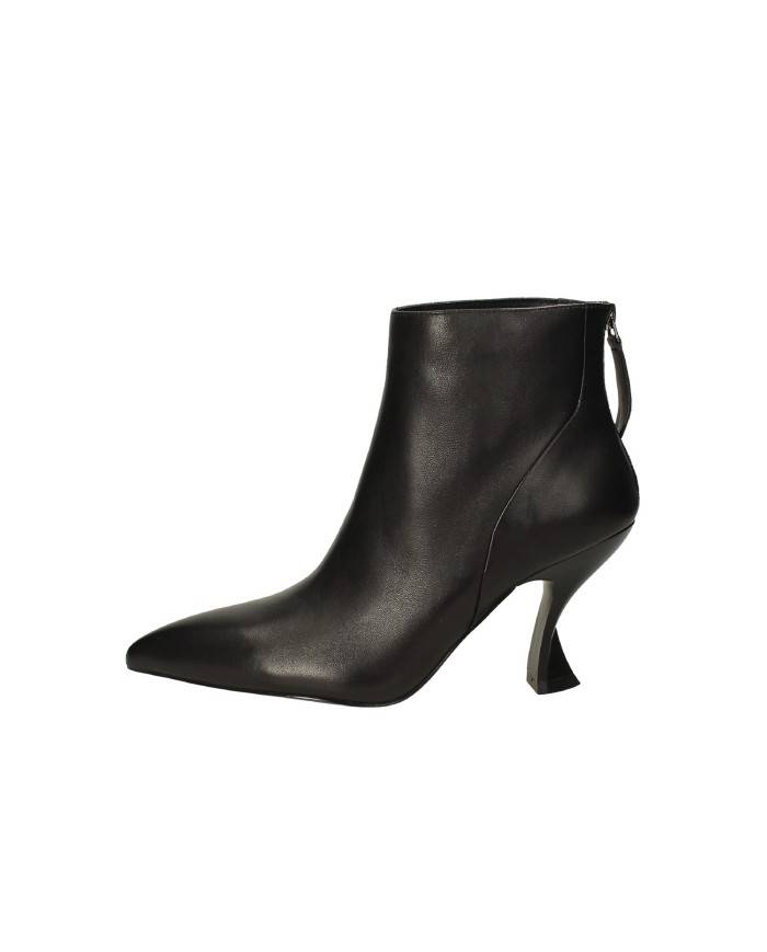 Jeannot 544.A Tronchetto in nappa con cerniera Nero