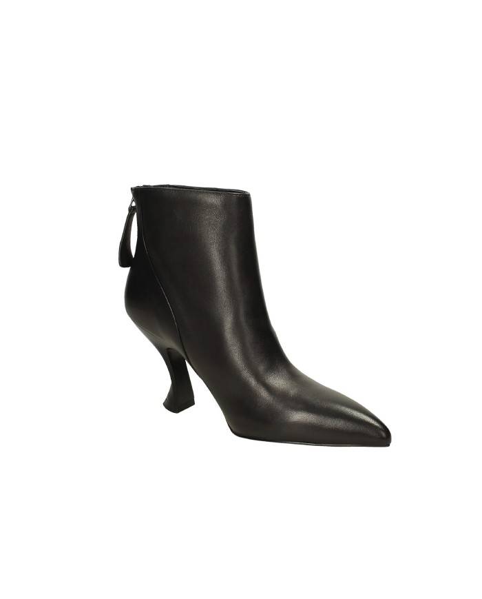 Jeannot 544.A Tronchetto in nappa con cerniera Nero