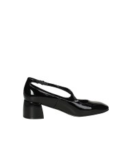 Jeannot 561.M Decollété in vernice con cinturino Nero